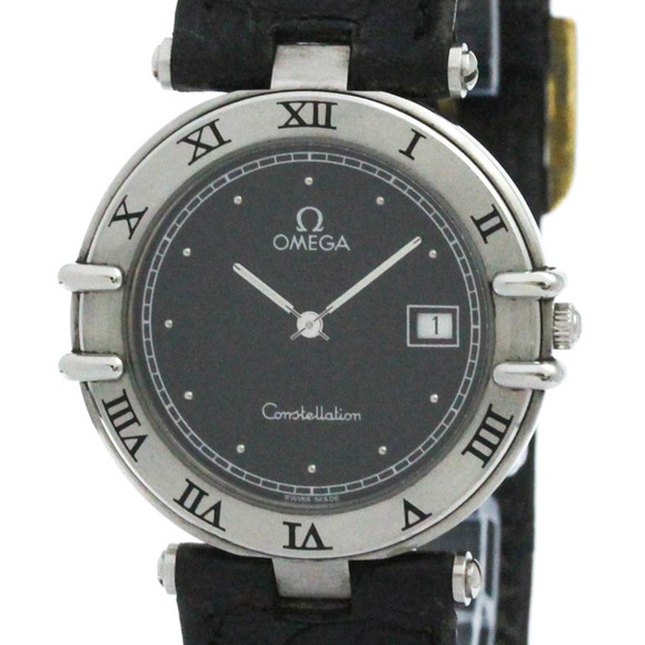 OMEGA Other - OMEGA Constellation Date Steel Quartz Mens Watch 196.0360 Polished